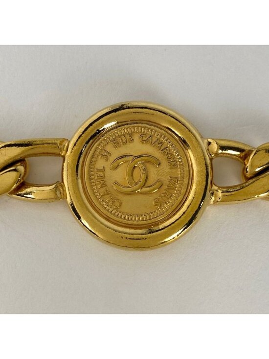 ★SOLD★ Chanel Coco Mark Chain Belt GP Gold - Picture 2 of 6